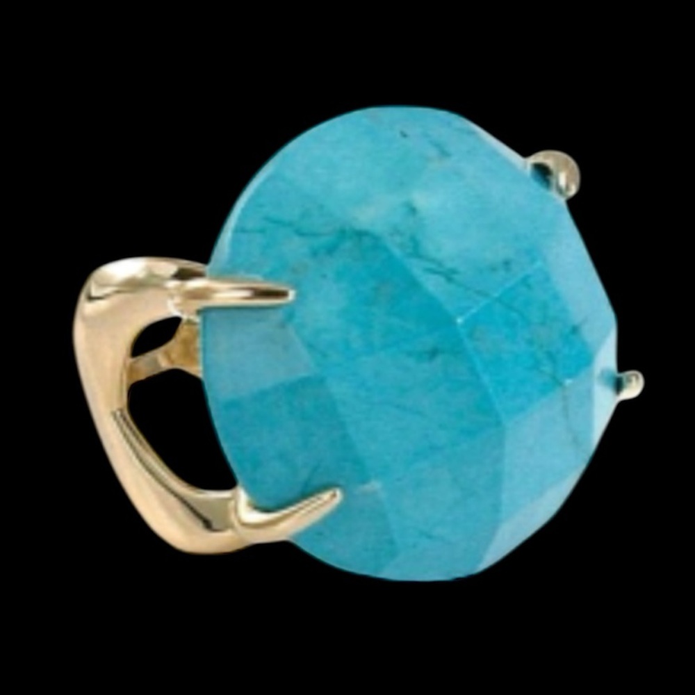Kendra Scott Vintage Gold Rana Ring in Turquoise
